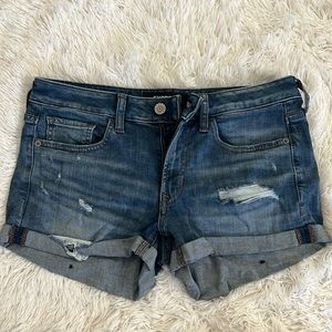 Express low rise denim short
